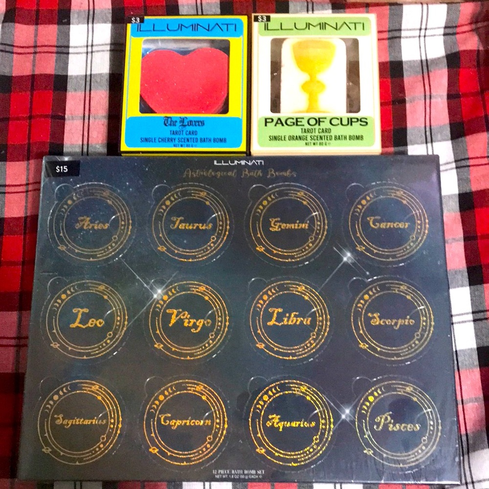 Illuminati Bath bomb set